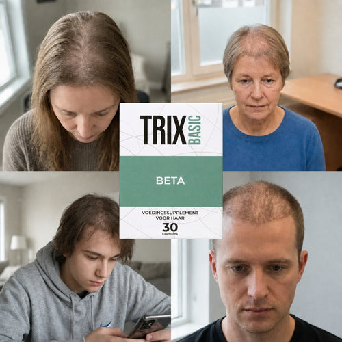 TRIX Basic Beta para la pérdida difusa del cabello asociada al efluvio telógeno en hombres y mujeres.